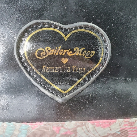 Sailor Moon x Samantha Vega Backpack Rucksack Black with Charm Y2K Black - Picture 8 of 9
